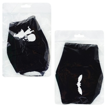 Маска для лица многоразовая защитная с принтом - купить, цены на Auchan - фото 1