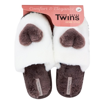 Twins HS-LUX 6079 Heart Slippers 40s - buy, prices for - photo 1