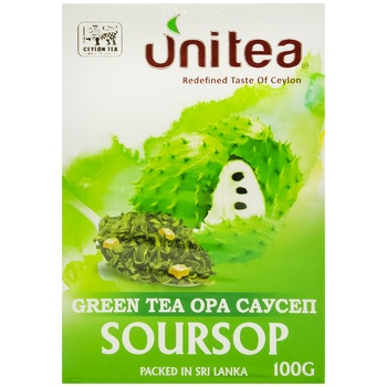 Чай зелений Unitea Soursop 100г - купити, ціни на - фото 3