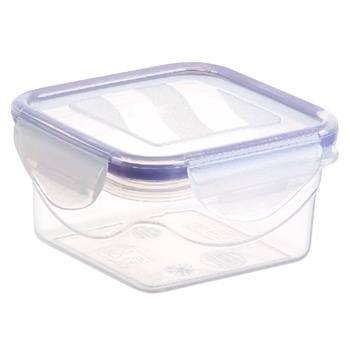 Ucsan Plastic Click with Lock Vacuum Square Container 0.3l 9.5х9.5х5cm - buy, prices for - photo 1