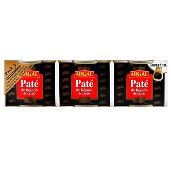 Argal Liver Pate 3x80g - buy, prices for Vostorg - photo 1