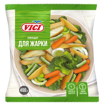 Овощи Vici для жарки быстрозамороженные 400г - купить, цены на Auchan - фото 1