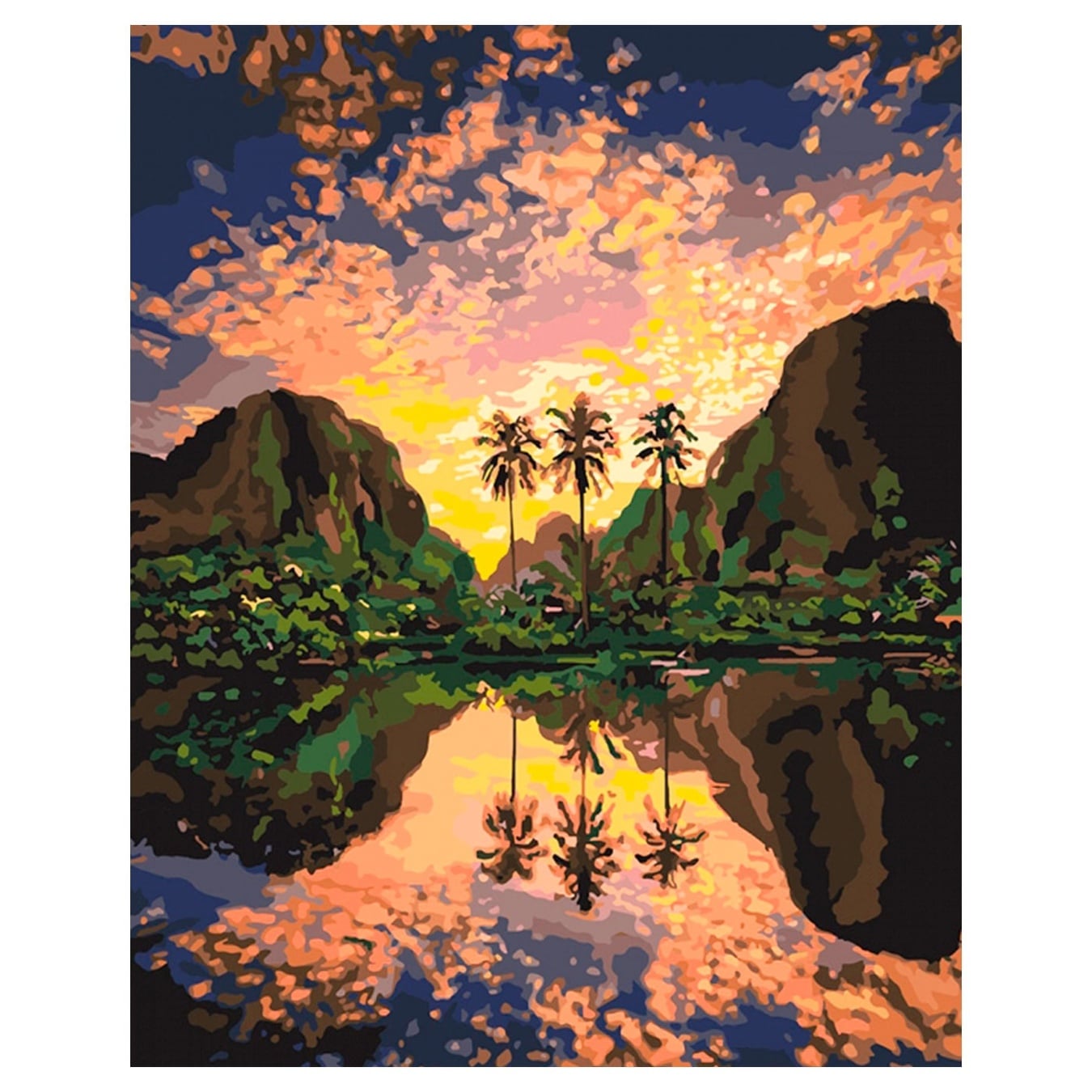 

Набор для творчества Идейка Багровая Лагуна 40х50см