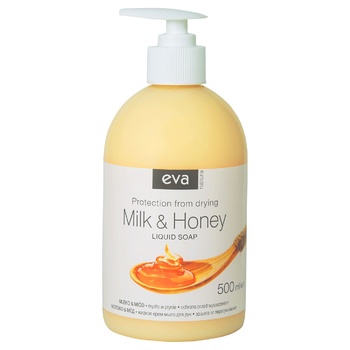 Eva Natura Honey And Milk For Hands Liquid Soap 500ml - buy, prices for - photo 2