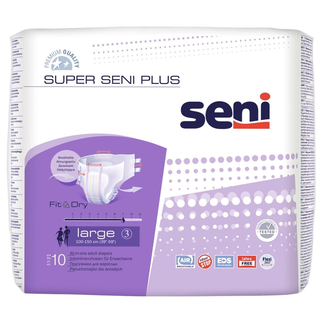 

Подгузники для взрослых Super Seni Plus Large 10шт