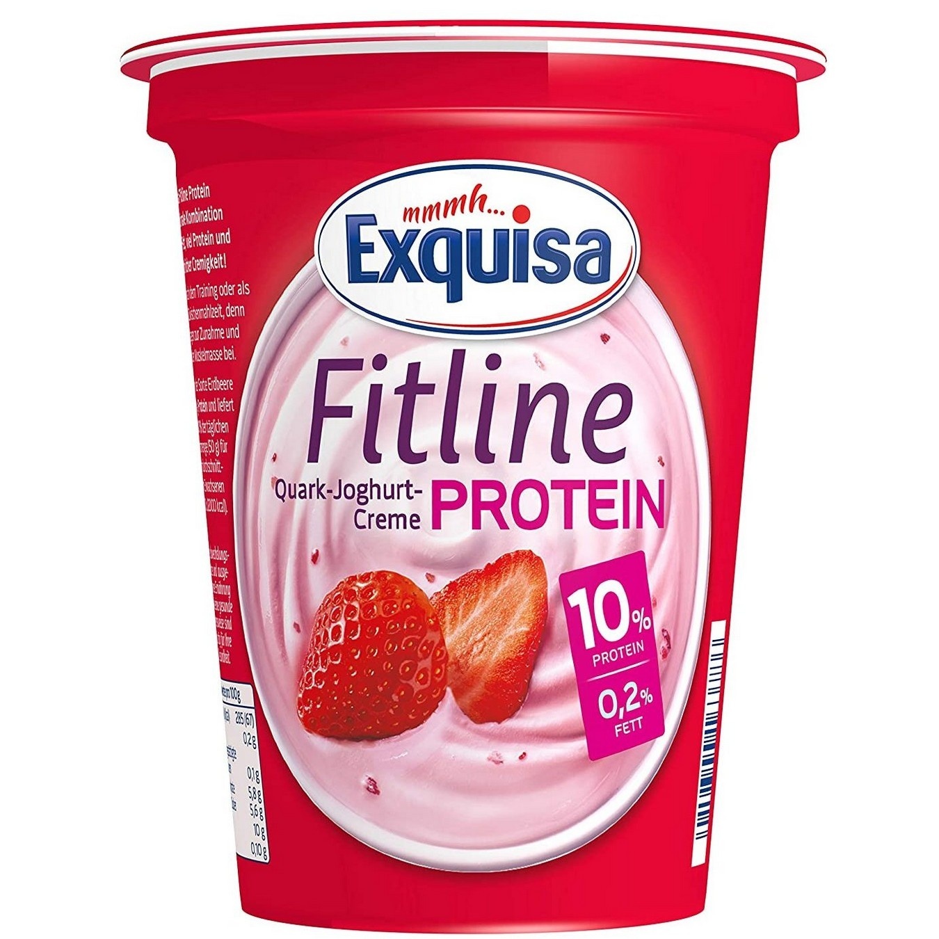 

Крем-йогурт Exquisa Fitline Клубника протеиновый 10% 400г