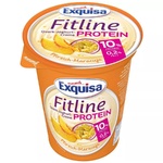Крем-йогурт Exquisa Fitline Персик-маракуйя протеиновый 10% 400г