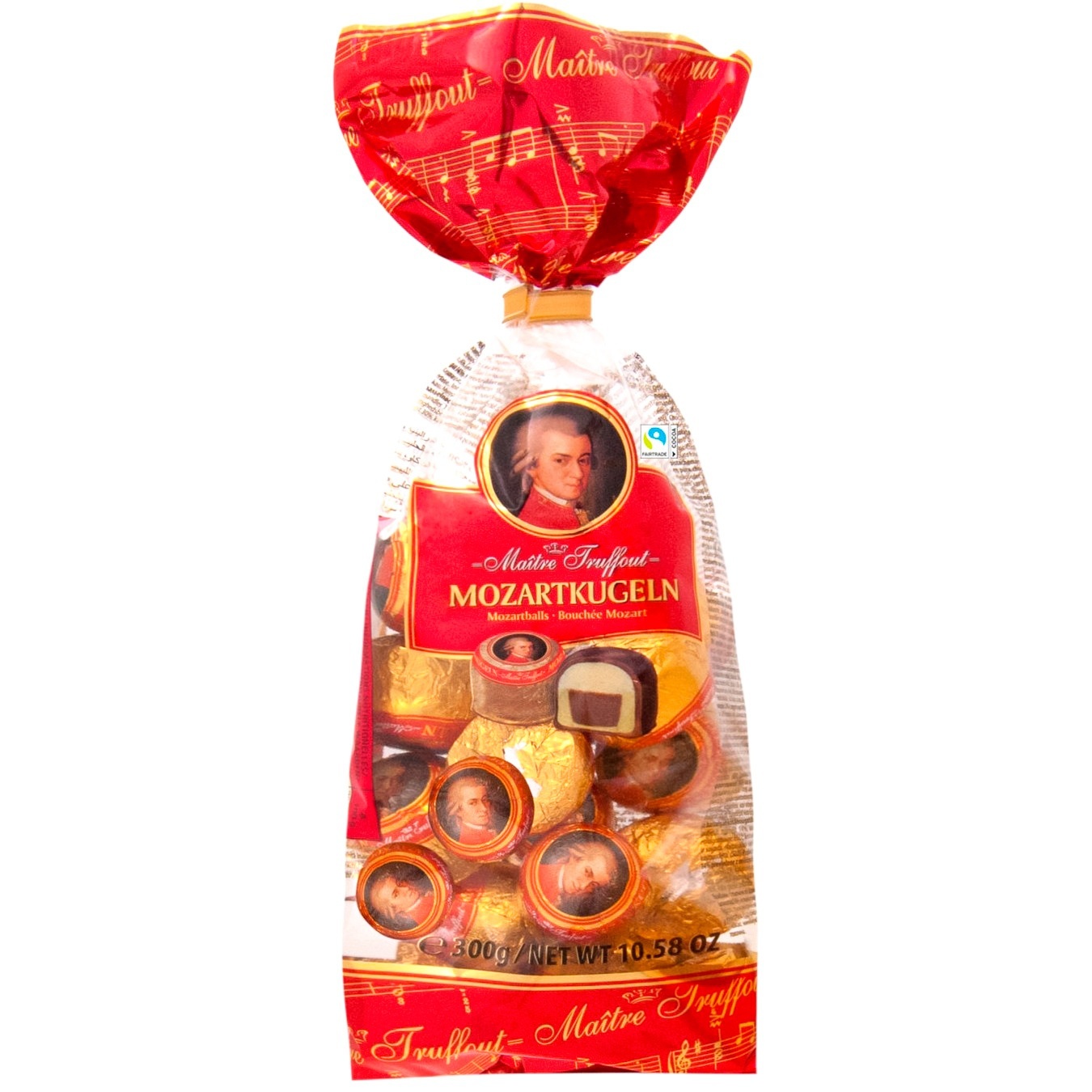 

Конфеты Maіtre Truffout Mozzart марципановые 300г