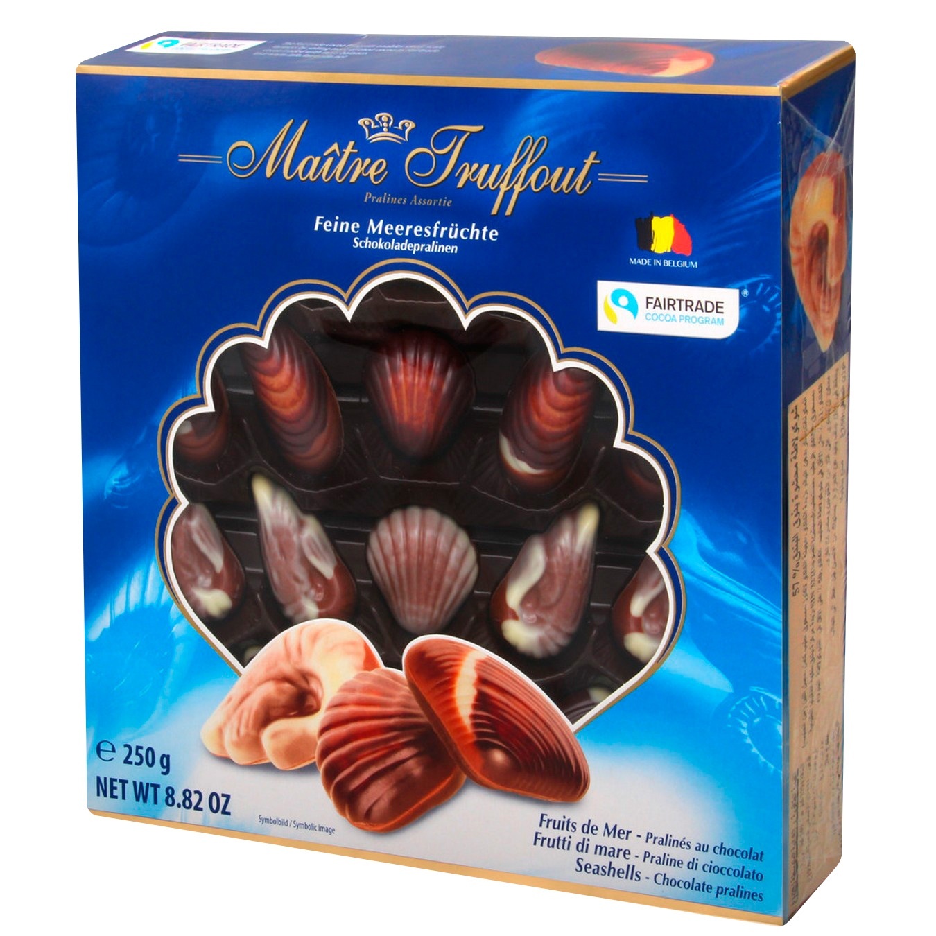 

Конфеты Maіtre Truffout Морские ракушки пралине 250г