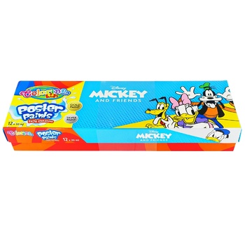 Colorino Mickey Gouache 12 colors 12pcs*20cm