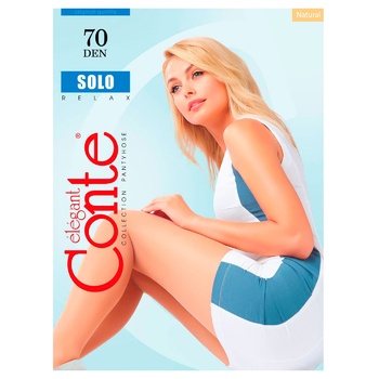 Conte Elegant Solo Natural Women's Tights 6s 70den - buy, prices for Vostorg - photo 1