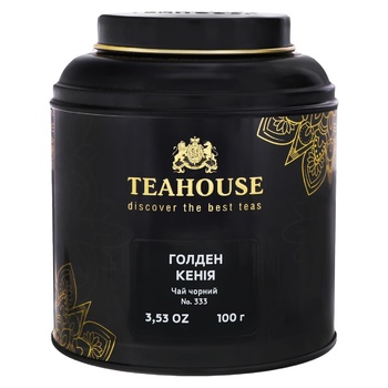 Чай чорний Teahouse Голден Кенія 100г - купити, ціни на Auchan - фото 1