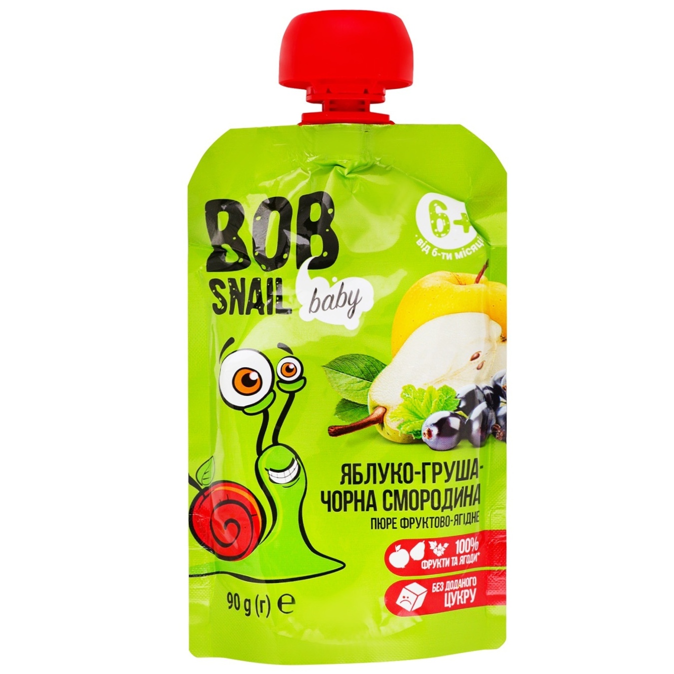 

BOB SNAIL ПЮРЕ ЯБЛ/ГРУША/Ч.СМОРОД П 90Г