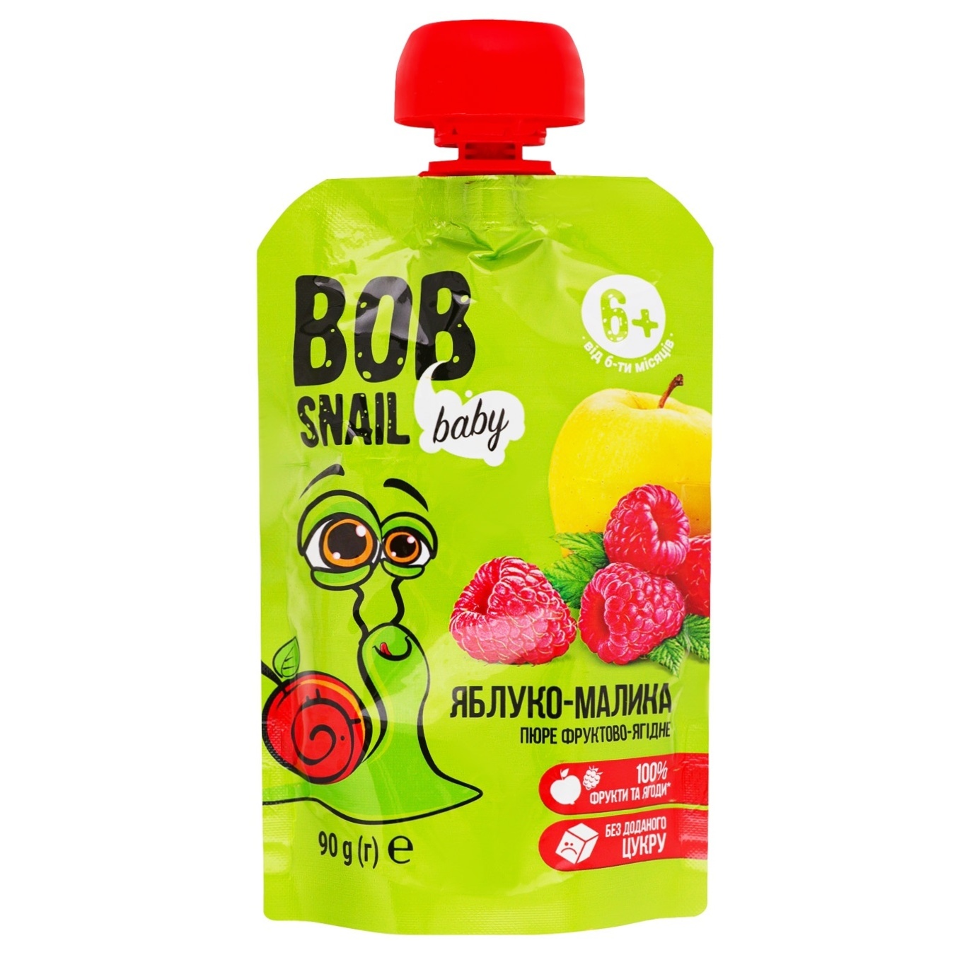 

BOB SNAIL ПЮРЕ ЯБЛ/МАЛИНА П 90Г
