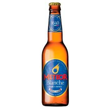 Meteor Blanche Beer 0.33l - buy, prices for WINETIME - photo 1