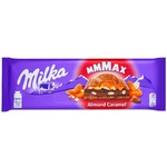 Шоколад молочний Milka з мигдалем та карамеллю 300г