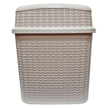 Ucsan Plastik Knit Purple-Pink Trash Can 10l