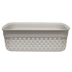 Ucsan Plastik Drop Rectangular Basket A6 1.1l