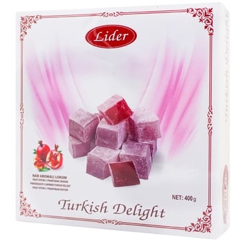 Lider Turkish Delight with Pomegranate 400g