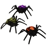 Набор декоративных пауков с пайетками в ассортименте