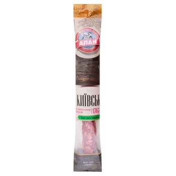 Alan Kyiv Raw Smoked Sausage 170g - buy, prices for - photo 1