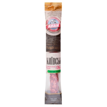 Alan Kyiv Raw Smoked Sausage 170g - buy, prices for Auchan - photo 1