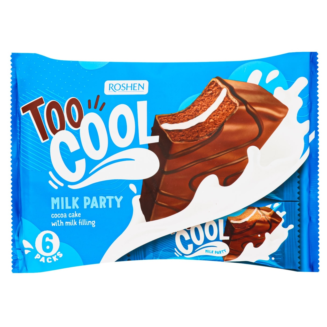 

Бисквитные пироженные Roshen Too Cool Milk Party 270г