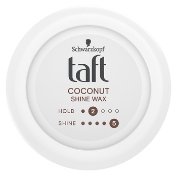 Воск  для блеска волос Тaft Coconut Фиксация 2 75мл - купить, цены на ULTRAMARKET - фото 3