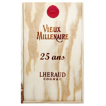 Коньяк Lheraud Vieux Millenaire 25 лет 43% 0,7л - купить, цены на КОСМОС - фото 2