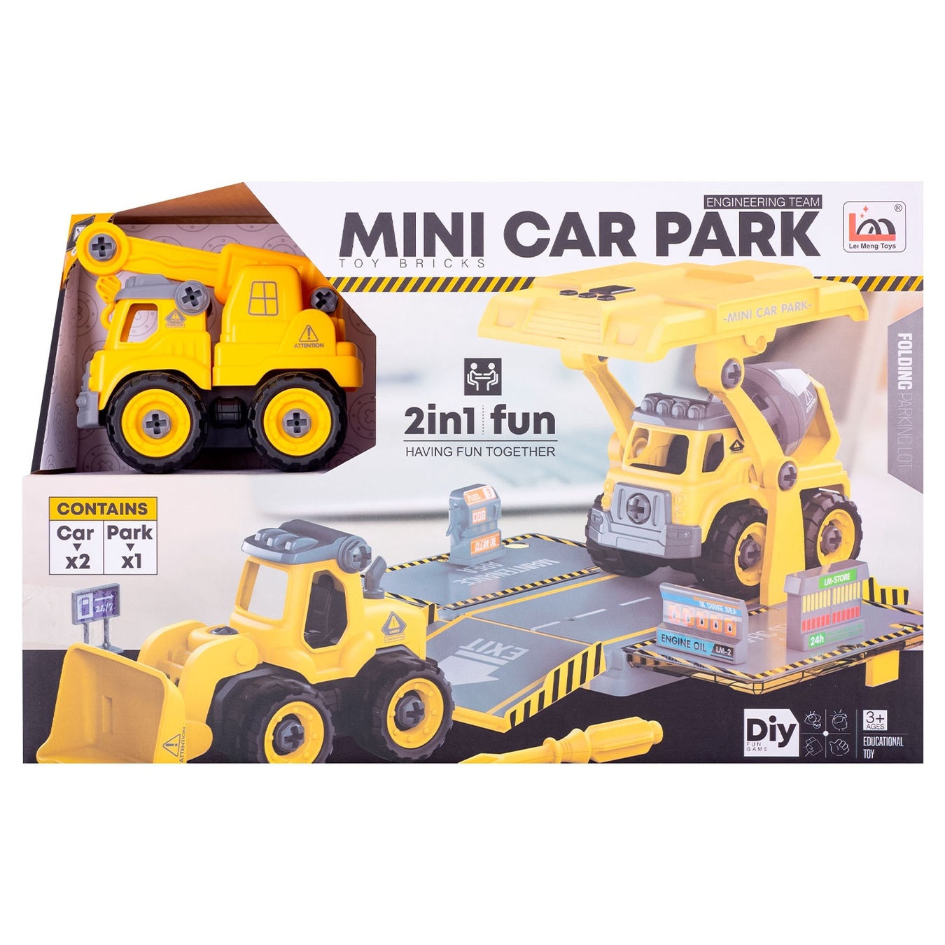 

Конструктор DIY Spatial Creativity Mini Car Park