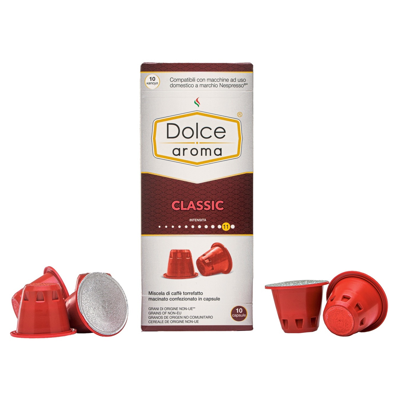 

Кофе Dolce Aroma Classico Nespresso капсула 10шт