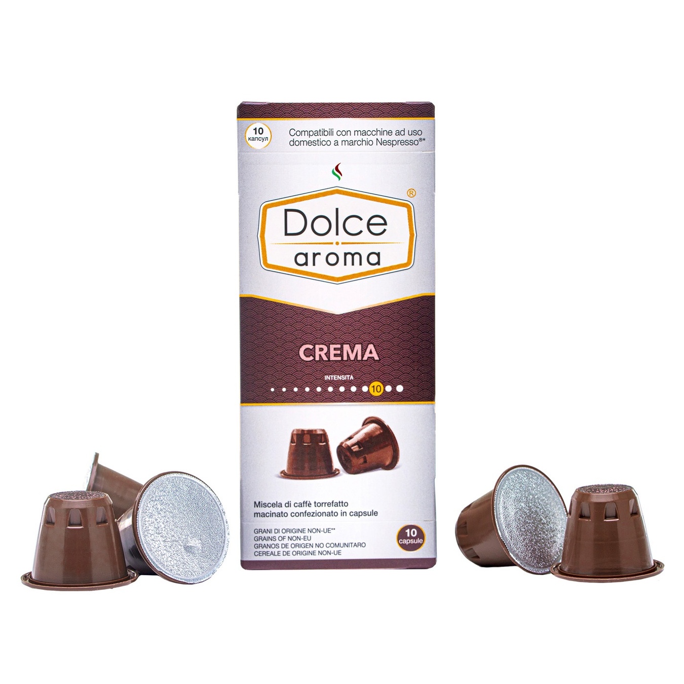

Кофе Dolce Aroma Crema Nespresso капсула 10шт