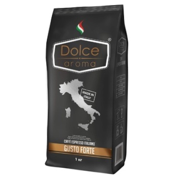 Кава Dolce Aroma Gusto Forte зерно 1кг