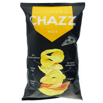 Chazz Potato and Carrot Chips with Pizza Flavor 90g - buy, prices for - photo 1