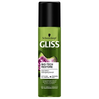 Schwarzkopf Gliss Kur Express Repair Conditioner Bio-Tech Restore 200ml - buy, prices for Auchan - photo 1