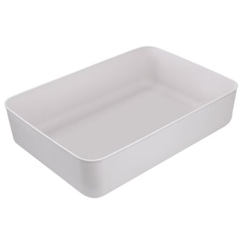 MVM L Light Gray Storage Box 360х257х80mm - buy, prices for ULTRAMARKET - photo 1