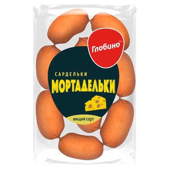 Globino Mortadelky Premium Sausages Natural Shell - buy, prices for MegaMarket - photo 1