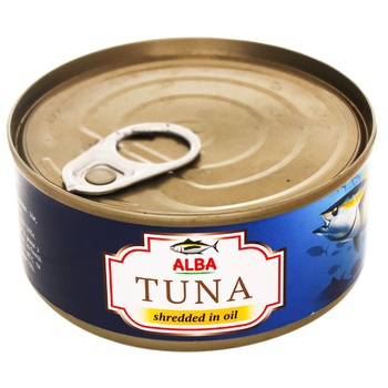 Тунець Alba Food салатний в олії 150г - купити, ціни на Auchan - фото 1