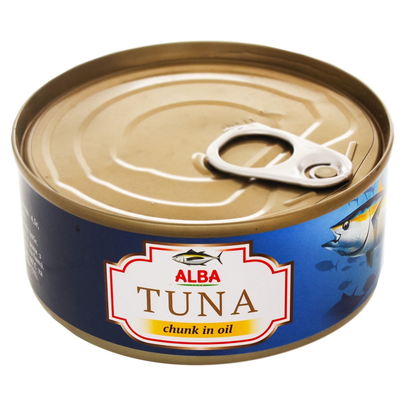 

Тунец Alba Food целый в масле 150г