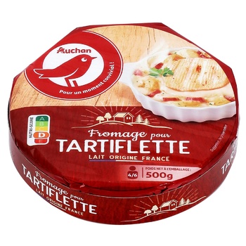 Сыр Ашан Tartiflette 500г - купить, цены на Auchan - фото 1