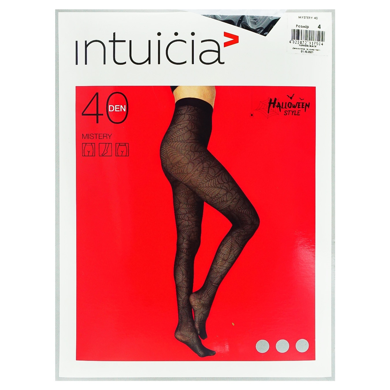 

Колготы Intuicia Mystery Black 40 ден размер 4