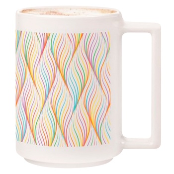 Luminarc La Bonne Rainbow White Mug 0.38l