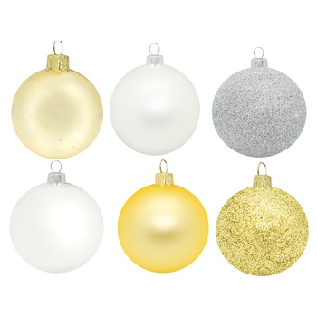 Christmas Tree Ball 80mm in assortment - buy, prices for METRO - photo 1