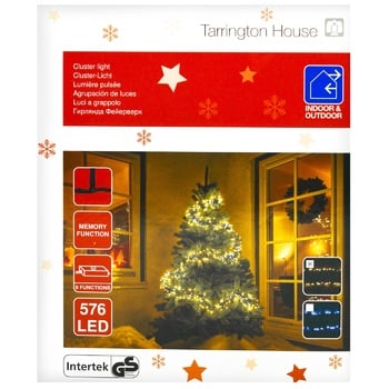 Tarrington House Cluster Light Warm 576LED Garland - buy, prices for - photo 2