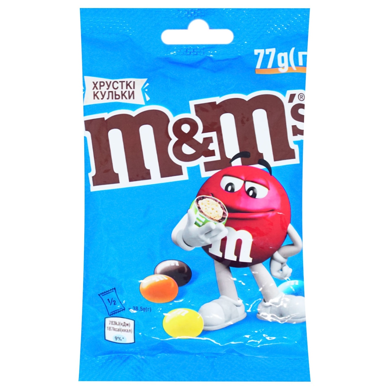 

Драже M&Ms с рисовыми шариками в молочном шоколаде 77г