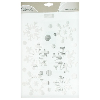 Decoris Stencil for Windows Decorating 30x21cm - buy, prices for METRO - photo 1