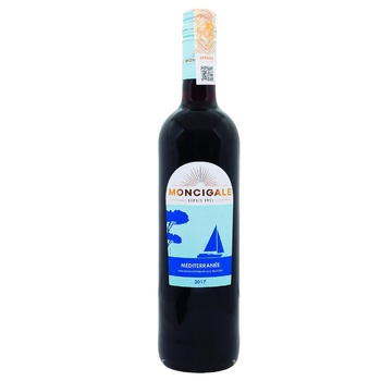 Вино Moncigale Mediterranee красное сухое 13% 0,75л - купить, цены на - фото 1