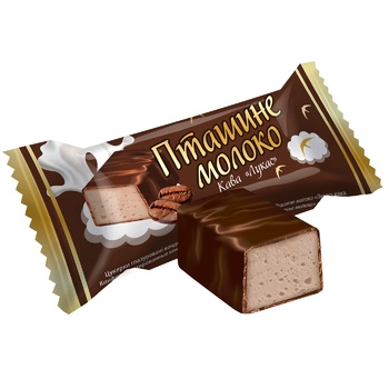 Цукерки Лукас Пташине молоко кава - купити, ціни на - фото 1