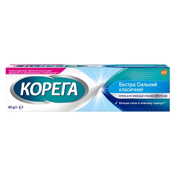 Corega Extra Strong Cream for Fixing Dentures 40g - buy, prices for METRO - photo 1