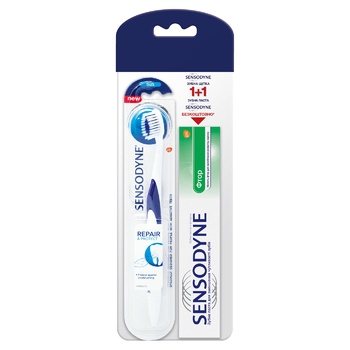 Sensodyne Restoration And Protection Toothbrush + Toothpaste 50ml gift - buy, prices for EKO Market - photo 2